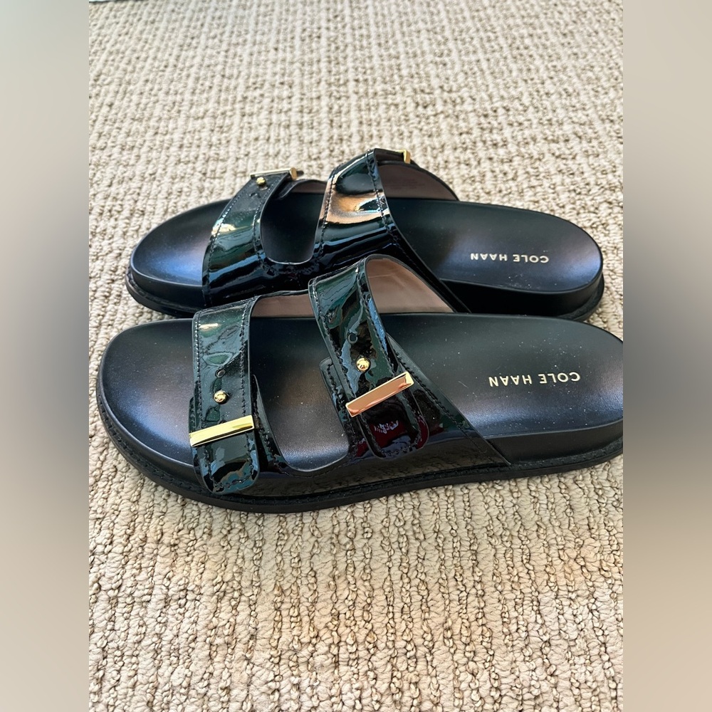 Cole Haan Patent Leather Marisol Sandal